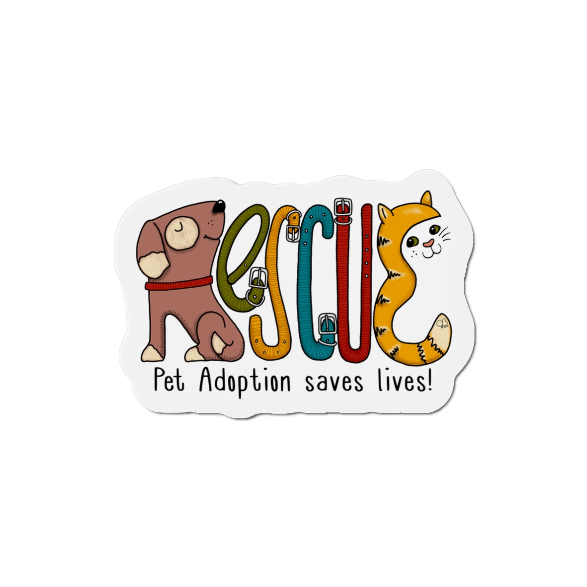 Rescue Dog Cat and Collars
