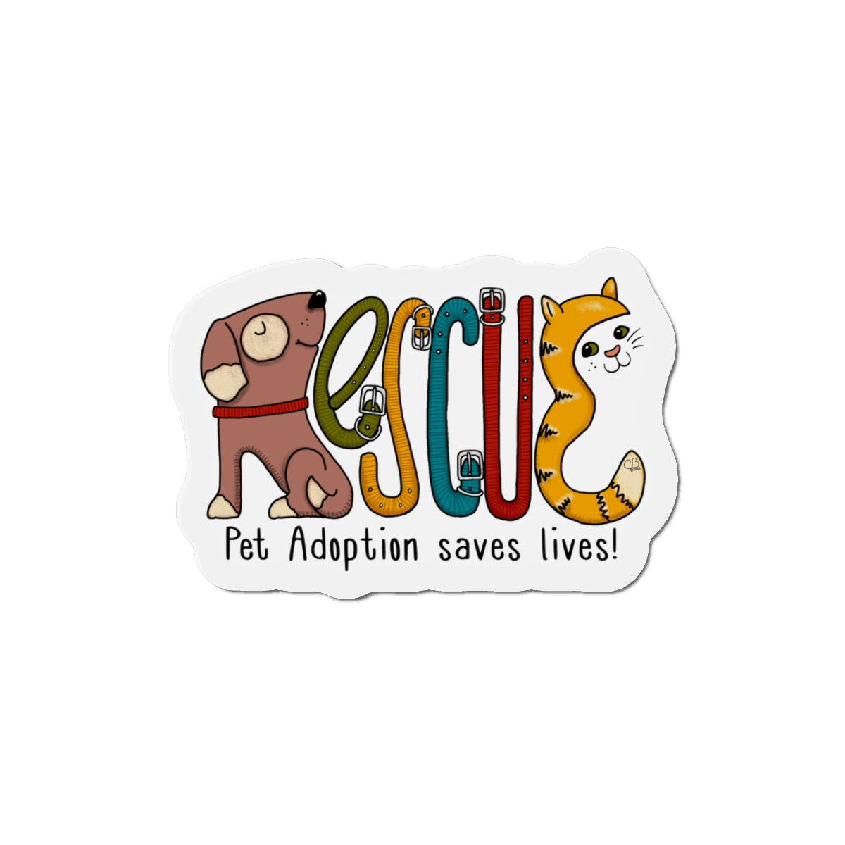Rescue Dog Cat and Collars